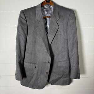 Bartolini 100% Wool Sportscoat, Blazer Gray Pinstripe Fully Lined Size 44S